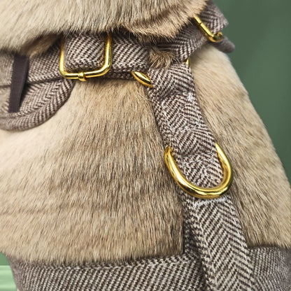 Brown Tweed Harness