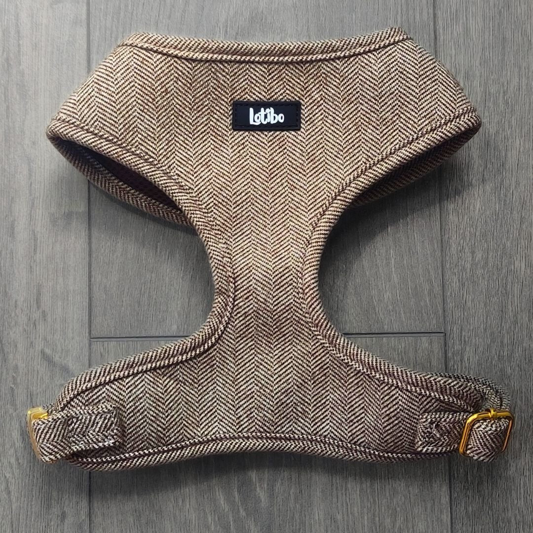 Brown Tweed Harness