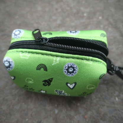 Green Doodle Poop Bag Holder