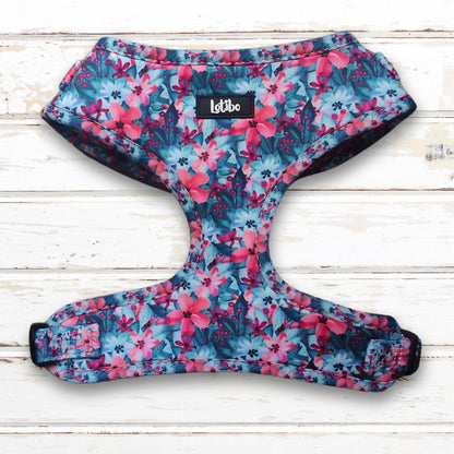 Pink & Blue Floral Harness